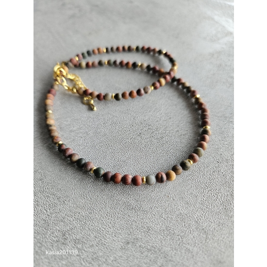 Naszyjnik z kamieni jaspisu